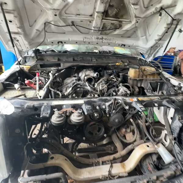 Diesel Truck emergency fuel injection pump replacement