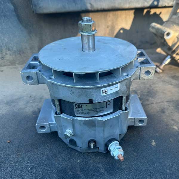 Picture of an emergency roadside alternator replacement